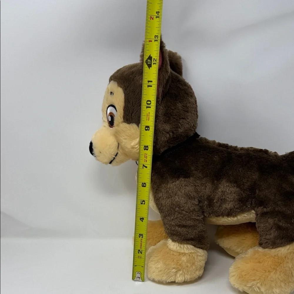 Paw Patrol Chase Build-a-Bear Plush Dog Toy with dog tag and collar 12”